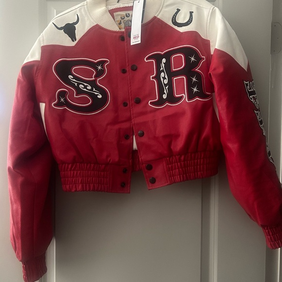 Red and White Rodeo Jacket - Picture 2 of 2